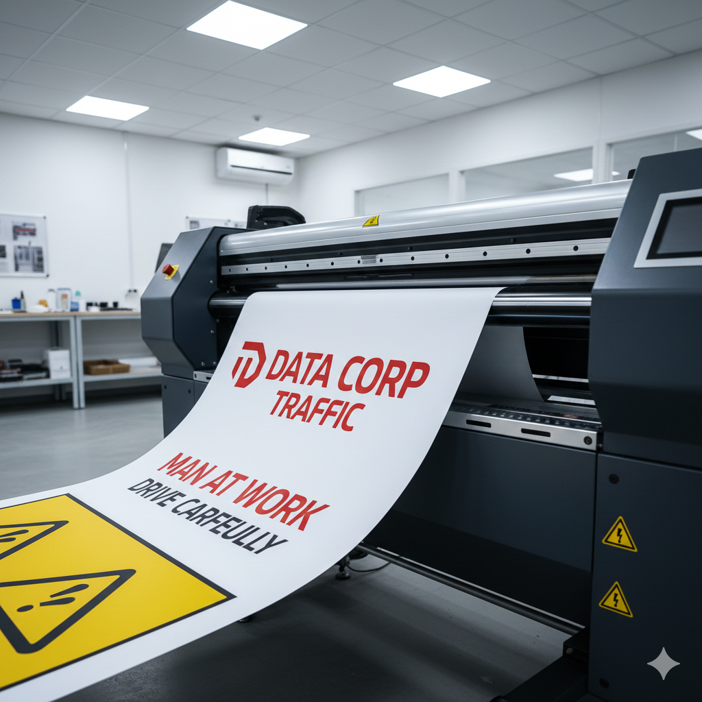 Vinyl banner printing process